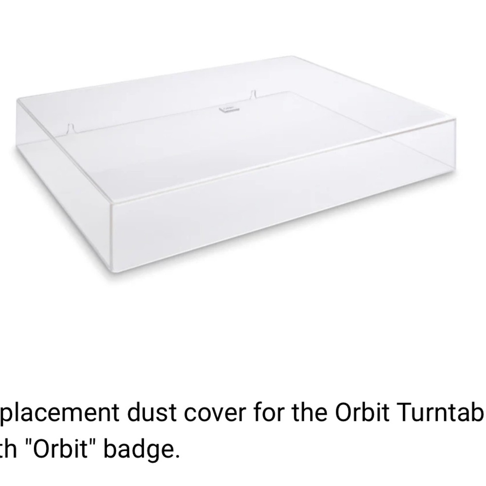 U-Turn Turntable Orbit Replacement Dust Cover NWOT